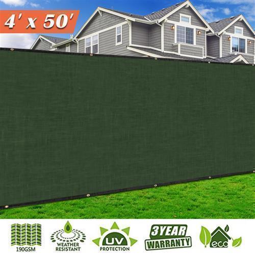190gsm Privacy Screen Netting Garden Screening Windbreak Fencing 95% Shade Net