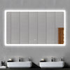 Bluetooth Bathroom Mirror with LED Light 3 Colors Touch Sensor Demister Pad
