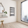 Bathroom Radiator Heated Flat Panel Straight White Black Anthracite Chrome