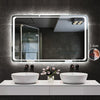 LED Bathroom Mirrors with Led lighted Sensitive Touch Switch