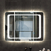 LED Bathroom Mirrors with Led lighted Sensitive Touch Switch