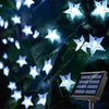 100-20LED SOLAR POWERED RETRO BULB STRING LIGHT GARDEN OUTDOOR FAIRY SUMMER LAMP