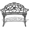 Antique-design Garden Metal Bench Seat Outdoor Decorative Cast Iron Park Chairs