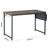 Office Computer Retro Desk Laptop Table Office Desk Study Workstation for Home