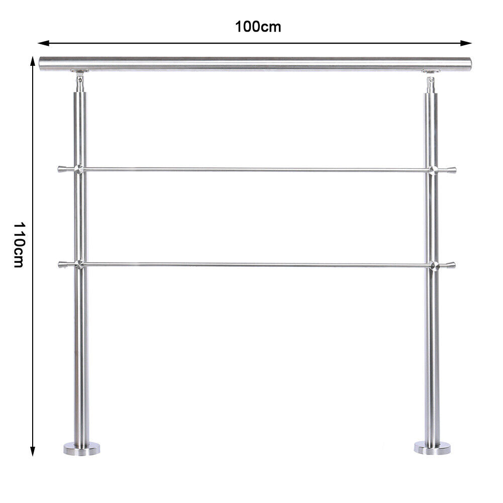 Outdoor Garden Handrail Safety Stair Steps Hand Rail Stainless Steel Balustrade