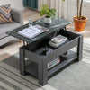 Coffee Table With Storage Lift Top Up Drawer Shelf Wooden Living Room Furniture