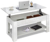 Coffee Table With Storage Lift Top Up Wooden High Gloss Living Room Furniture