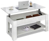 High Gloss Coffee Table With Storage Lift Top Up Wooden Living Room Furniture UK