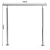 Angle Mobility Handrail Outdoor Rail Safety Grab Rail Garden Step Stair 80-240cm