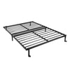 H.J Wedoo 3FT Single Metal Bed Frame Folding Bed Trundle Bed With Wheels Black