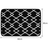 Non Slip Home Kitchen Floor Mat Non Slip Runner Anti Fatigue Rug Door Mat Black