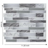 Self-Adhesive 3D Mosaic Brick Wall Tile Sticker Kitchen Bathroom Wallpaper Decal