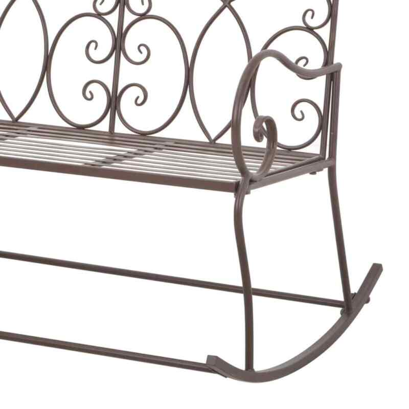 Antique-design Garden Metal Bench Seat Outdoor Decorative Cast Iron Park Chairs
