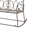Antique-design Garden Metal Bench Seat Outdoor Decorative Cast Iron Park Chairs