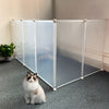 Pet Playpen Fence DIY Playpen Puppy Dog Cat Animal Cage Exercise Metal PP Indoor