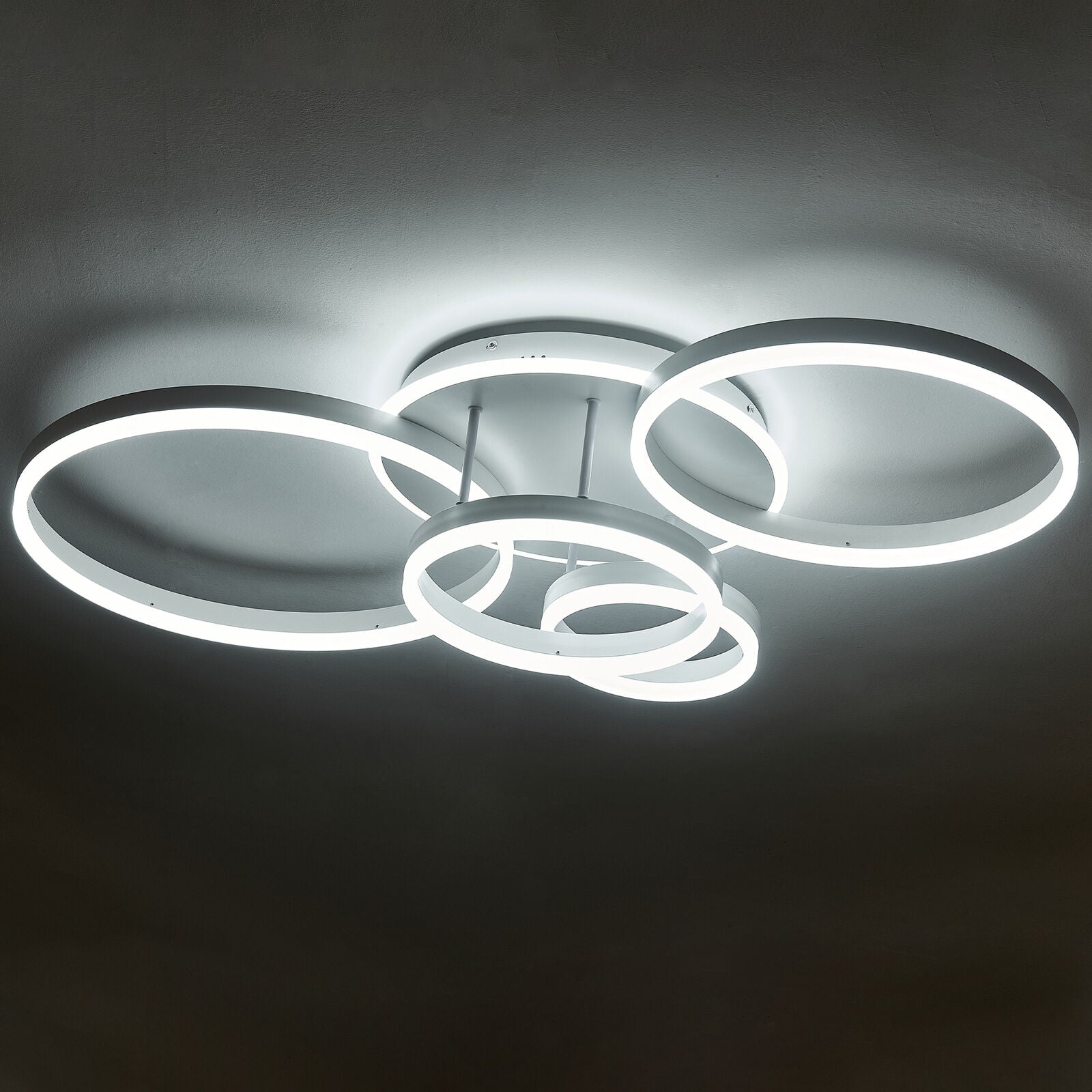 Cool White Square/Ring LED Ceiling Light Chandelier Lights Living Dining Room