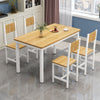 Dining Table and 4 Chairs Set STEEL LEGS Dining Room Chairs Kitchen Furniture