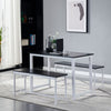 Rectangle Dining Tables for 2-4 Small Space, Wooden Kitchen Table Home/Office