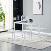 Rectangle Dining Tables for 2-4 Small Space, Wooden Kitchen Table Home/Office