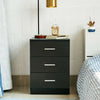 Black Chest of Drawers Bedside Table Cabinets 1 2 3 4 5 Drawer Bedroom Furniture