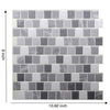 Self-Adhesive 3D Mosaic Brick Wall Tile Sticker Kitchen Bathroom Wallpaper Decal