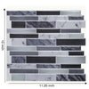 Self-Adhesive 3D Mosaic Brick Wall Tile Sticker Kitchen Bathroom Wallpaper Decal