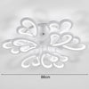 Aluminum LED Ceiling Lamp Ring Light Chandelier Lights Fixture Living Bedroom