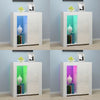 Modern Sideboard Cabinet Cupboard High Gloss 1 2 Doors Storage with LED Light