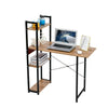 Home Wood Computer Desk PC Laptop Table Office Study Simple Workstation Shelves