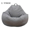 Adults Kids Large Bean Bag Chair Sofa Couch Cover Indoor Lazy Lounger No filling