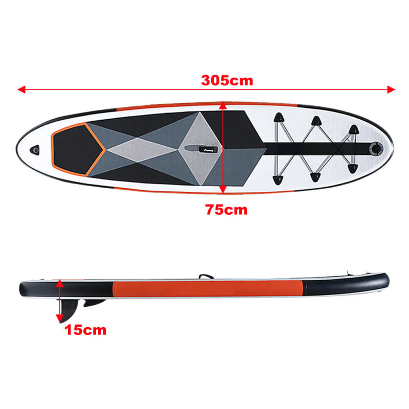 10FT 11FT Paddle Board Stand Up Surfboard 1/2 Seater Kayak Surfing Wakeboard Kit