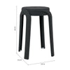 10X Plastic Stackable Stools Portable Nesting Chair Seat Home Classroom CafeShop