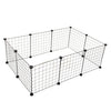 10/12/36 Panel Pet Fence Playpen Puppy Dog Small Animals Enclosure Cage Indoor