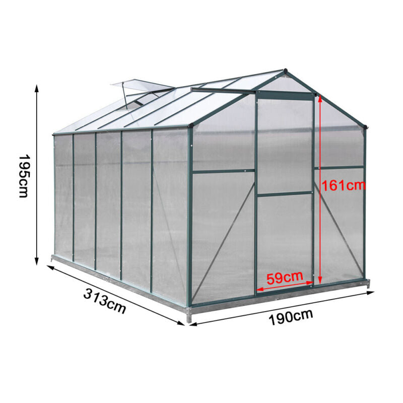 Outdoor Garden Walk In Greenhouse PE Cover Plant Grow House Cold Frame Shelter