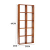 Vintage Wooden Storage Unit Wall Floating Shelves Storage Display Shelf Cabinet