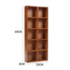 Vintage Wooden Storage Unit Wall Floating Shelves Storage Display Shelf Cabinet