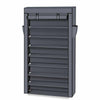 60 SHOE RACK 10 TIER STORAGE ORGANISER STAND SHELF PAIRS TRAINERS COMPACT SPACE