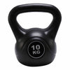 Vinyl Kettlebell Weight Fitness Home Gym Workouts Kettlebells 2KG-16KG Black