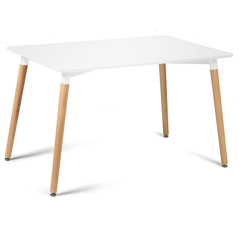 Retro Dining Table With Wooden Legs Dining Room Kitchen Tables Home Furniture