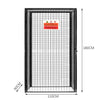 Gas Bottle Storage Cage Collapsible Cylinder Galvanised Steel Mesh Cages w/ Lock