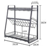 Kitchen Spice Jar Rack 3 Tier Bottle Storage Organiser Seasoning Shelf Holder