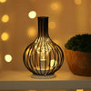 Retro Table Lamp Geometric Wire Industrial LED Light Bulb Bedside Desk Light UK