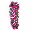 Artificial Fake Hanging Flowers Vine Plant Home Garden Decor Indoor Outdoor DDUK