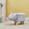 Animal Ottomans Footstools Padded Cushion Pouffe Stool Rest Children Toy Gift