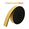5pcs Extra Thick Rubber Foam Weather Strip Draught Excluder Seal 2M