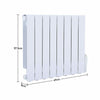 Panel Heater Radiator Wall Mounted Oil Filled Electric Thermostatic 900W To 2KW