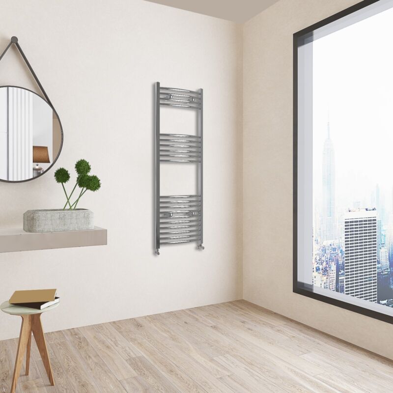 Bathroom Straight Curved Heated Towel Rail Radiator Staircase Heater Heated