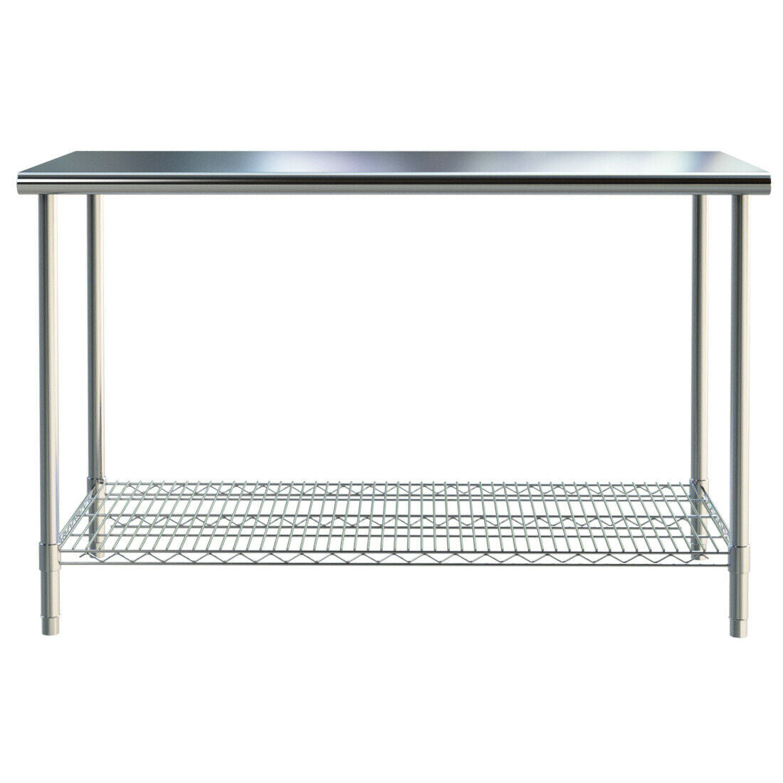 2/3/4/5/6FT Stainless Steel Commercial Kitchen Work Bench Catering Table +Shelf