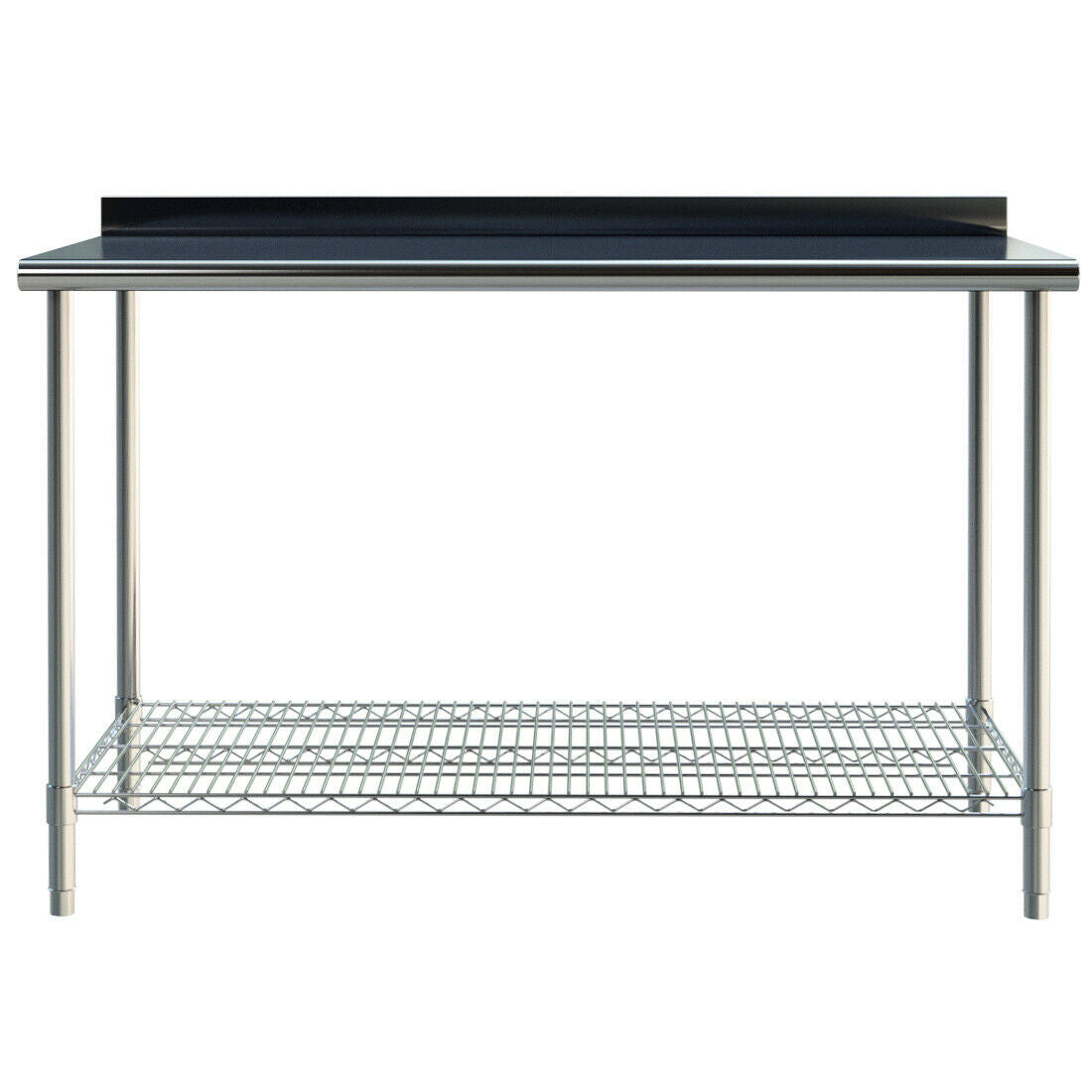 2/3/4/5/6FT Stainless Steel Commercial Kitchen Work Bench Catering Table +Shelf