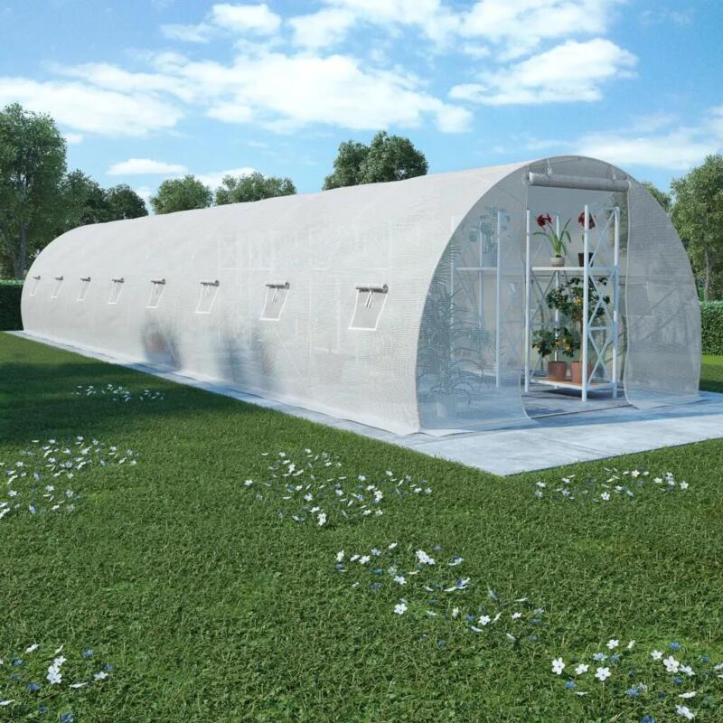 Tomato Greenhouse Frame and Reinforced PE Weather Cover Garden Vegetables Grow